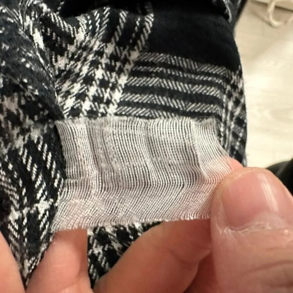 Rails Hunter Button Down Plaid Shirt Black and White Women's Size XS - Picture 12 of 12